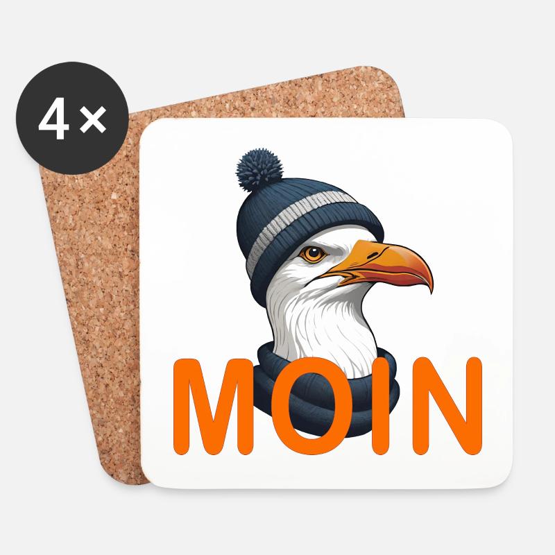 MOIN - Untersetzer (4er-Set) - Weiß