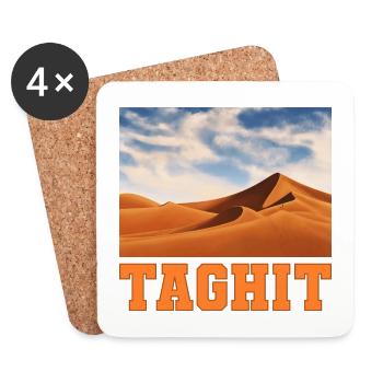 Taghit - Untersetzer (4er-Set) - Weiß - Vorne