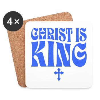Christian Inspirational Quote - Coasters (set of 4) - white - Front