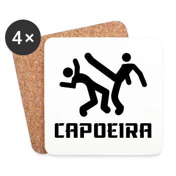 Capoeira - Dessous de verre (lot de 4) - blanc - Devant