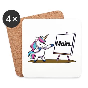 Moin - Untersetzer (4er-Set) - Weiß - Vorne