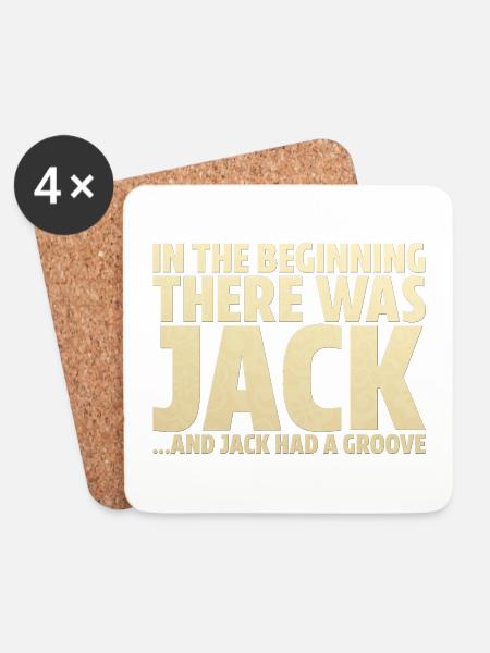 Jack (Am Anfang) - Untersetzer (4er-Set) - Weiß
