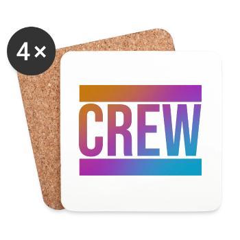 Crew - Untersetzer (4er-Set) - Weiß - Vorne