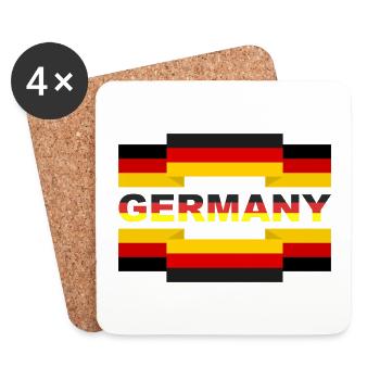 Germany - Coasters (set of 4) - white - Front