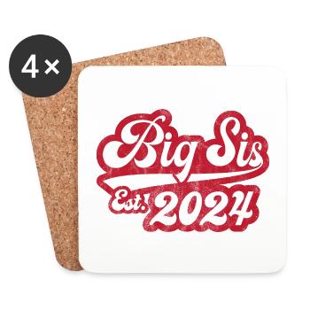 Grande Sœur Est 2024 - Dessous de verre (lot de 4) - blanc - Devant