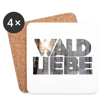 wald 56 - Untersetzer (4er-Set) - Weiß - Vorne