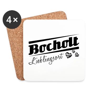 Bocholt - Lieblingsort mit Stadtnamen - Untersetzer (4er-Set) - Weiß - Vorne