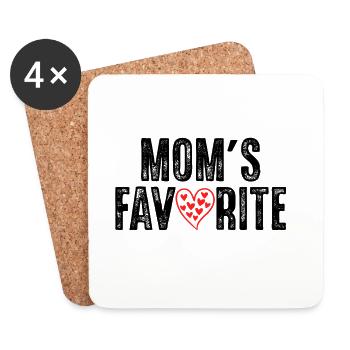 Mother's Favorite - Coasters (set of 4) - white - Front