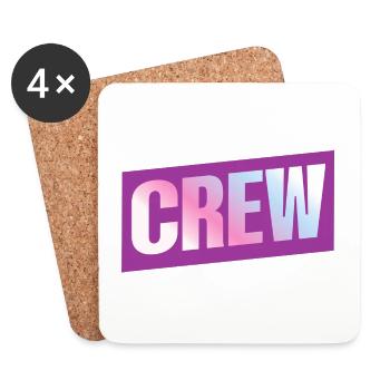 Crew - Untersetzer (4er-Set) - Weiß - Vorne