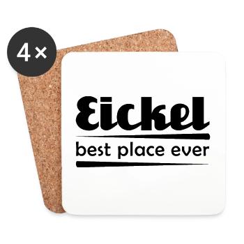 Eickel - Stadt best place ever - Untersetzer (4er-Set) - Weiß - Vorne