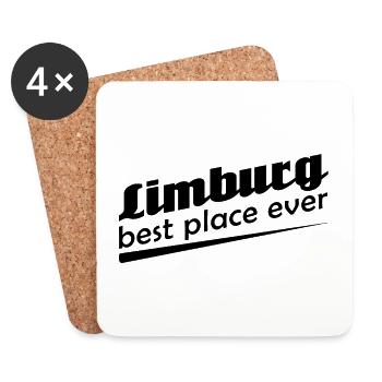Limburg - Stadt best place ever - Untersetzer (4er-Set) - Weiß - Vorne