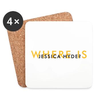 Where is Jessica Hyde? - Utopia - Coasters (set of 4) - white - Front