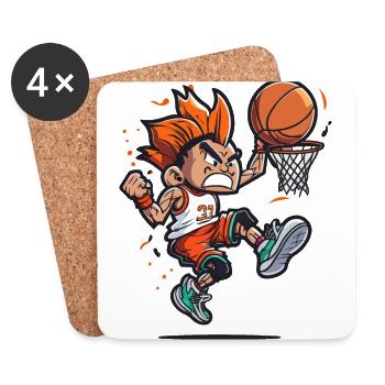 High-Flying Hero - Coasters (set of 4) - white - Front