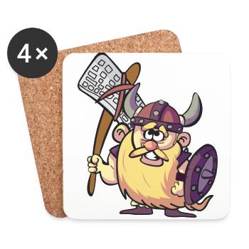 Dutch Viking - Coasters (set of 4) - white - Front