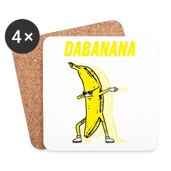 Dabanana - Untersetzer (4er-Set) - Weiß - Vorne