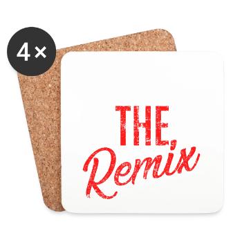 The Original The Remix Tee Shirt Distressed - Coasters (set of 4) - white - Front