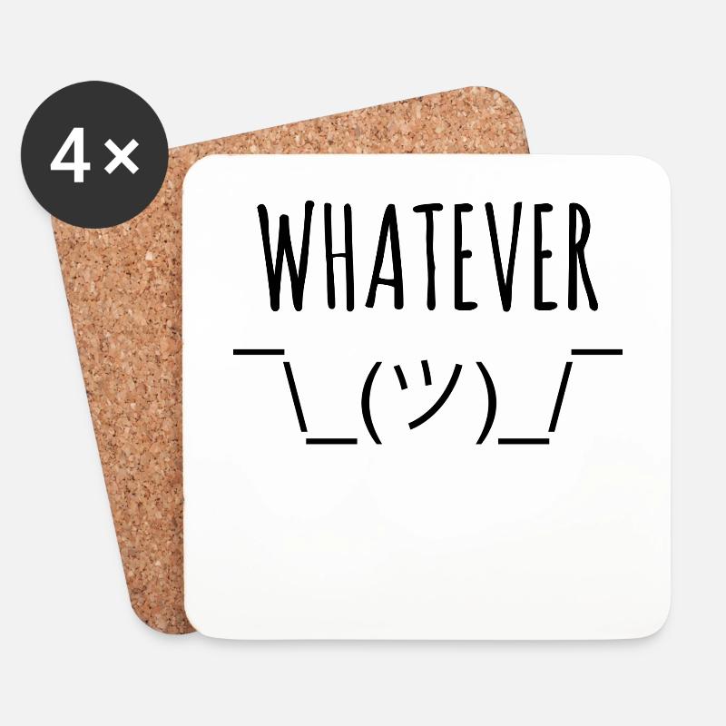 whatever - Untersetzer (4er-Set) - Weiß