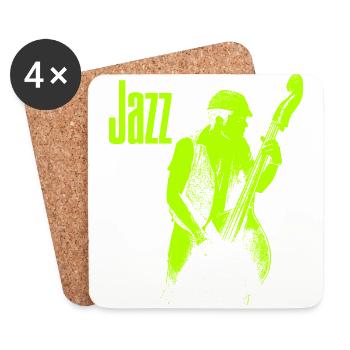 Jazz - Untersetzer (4er-Set) - Weiß - Vorne