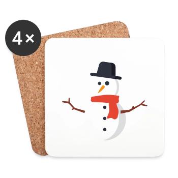OMG Chill cadeau pour Chill People - Dessous de verre (lot de 4) - blanc - Devant