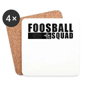 BABYFOOT SQUAD! - Dessous de verre (lot de 4) - blanc - Devant