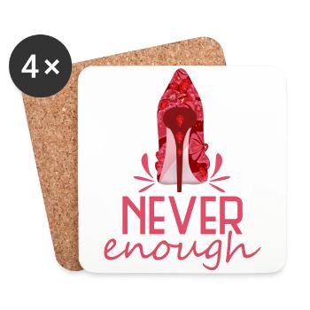 neverenoughtime highheel - Dessous de verre (lot de 4) - blanc - Devant