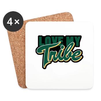 love my tribe - Coasters (set of 4) - white - Front