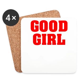 SWEET BON FILLE BONNE FILLE ETE FÉMINISTE - Dessous de verre (lot de 4) - blanc - Devant