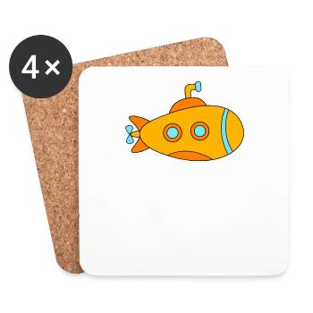 U-Boot - Untersetzer (4er-Set) - Weiß - Vorne