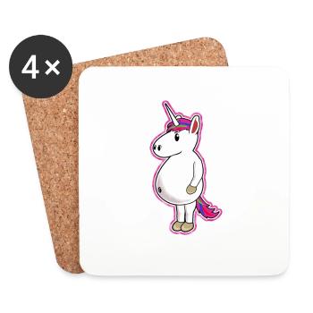 FOKOLADENKEKFE NO FIMMER WHERE TO FIND THE - Coasters (set of 4) - white - Front
