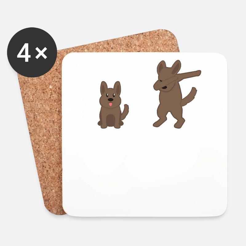 Ihr Hund Mein Hund - Untersetzer (4er-Set) - Weiß