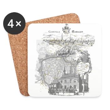 Göttingen - Coasters (set of 4) - white - Front