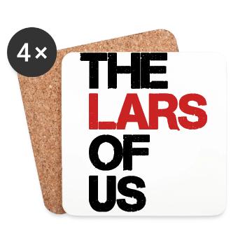 Der Name Lars - Namenstag Geburtstag Geschenkidee - Untersetzer (4er-Set) - Weiß - Vorne