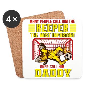 FATHER´S DAY Keeper - Untersetzer (4er-Set) - Weiß - Vorne