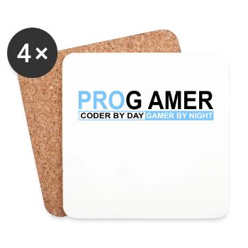 Prog (r) amer - Coasters (set of 4) - white - Front