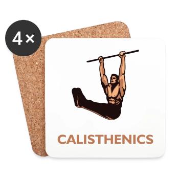 calisthenics - Coasters (set of 4) - white - Front