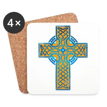 Crosses Church God Spiritual Christianity - Coasters (set of 4) - white - Front