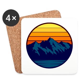 landscapes - Coasters (set of 4) - white - Front