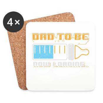 Father-to-be - Coasters (set of 4) - white - Front