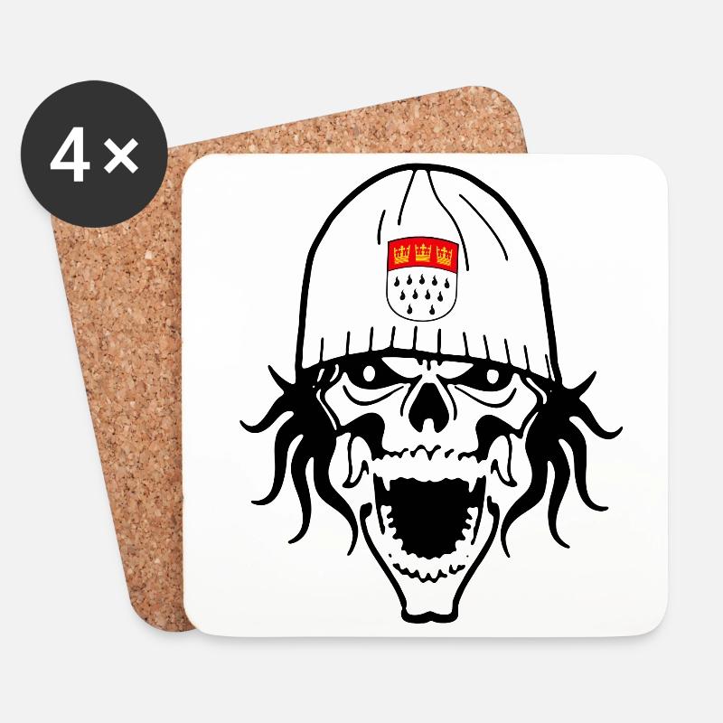 Köln - Untersetzer (4er-Set) - Weiß
