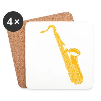 All that jazz gift music teacher jazz fans - Coasters (set of 4) - white - Front