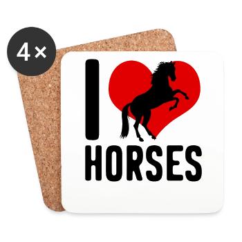 Rider Rider dictons coeur - Dessous de verre (lot de 4) - blanc - Devant