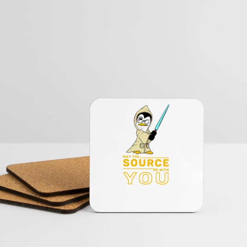 IT Nerd Linux Linux Pinguin Geek Software Engineer Untersetzer (4er-Set)