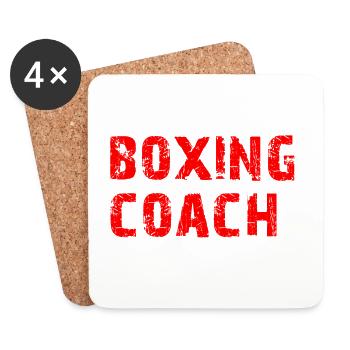 best boxing coach ever - Coasters (set of 4) - white - Front