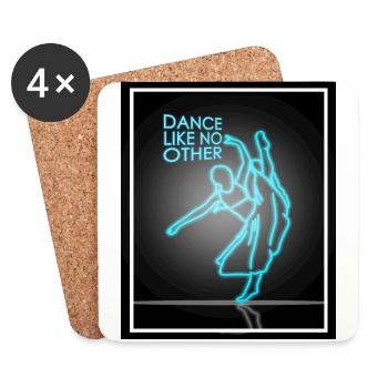 Dance like no other music - Coasters (set of 4) - white - Front