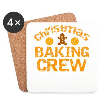Christmas Christmas Christmas Christmas Christmas - Coasters (set of 4) - white - Front