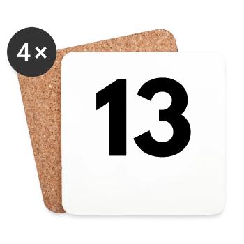 13 - Coasters (set of 4) - white - Front
