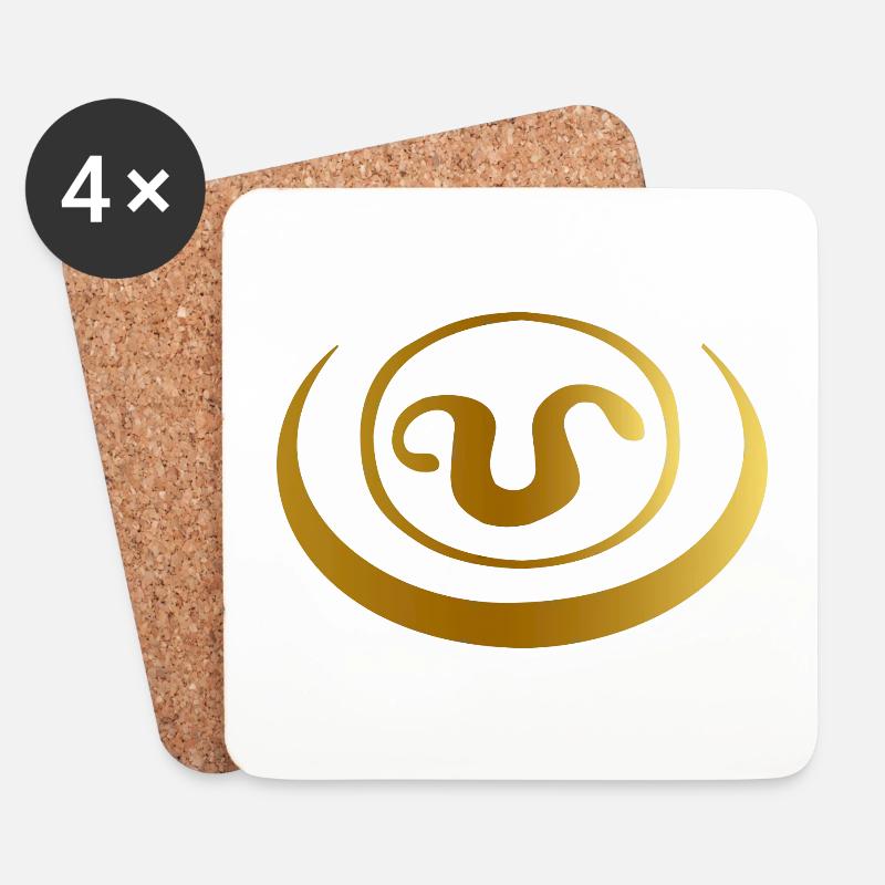 Jaffa Symbol - Untersetzer (4er-Set) - Weiß