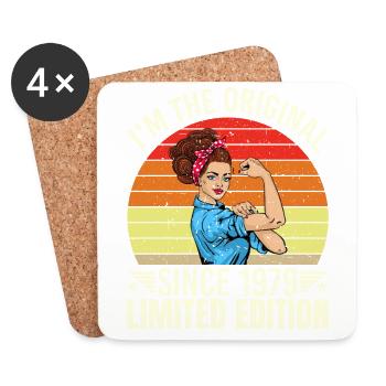 Je suis l’original depuis 1979 Édition Limitée - Dessous de verre (lot de 4) - blanc - Devant