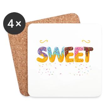 Brother Of sweet one a | Matching Family - Coasters (set of 4) - white - Front
