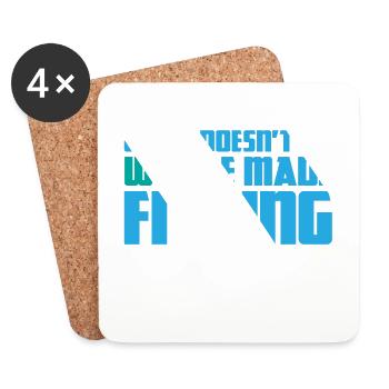 What Doesn't Fit Will Be Made | Machinist Poison | - Coasters (set of 4) - white - Front